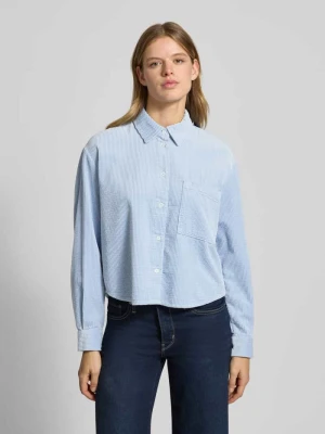 Bluzka koszulowa o kroju relaxed fit z czystej bawełny Marc O'Polo DENIM