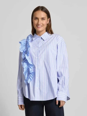 Bluzka koszulowa o kroju relaxed fit z czystej bawełny model ‘IBODY’ Essentiel Antwerp
