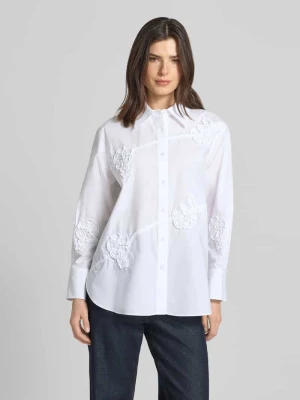 Bluzka koszulowa o kroju relaxed fit z czystej bawełny model 'MILLCOMUNE' Marella