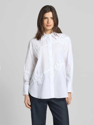 Bluzka koszulowa o kroju relaxed fit z czystej bawełny model 'MILLCOMUNE' Marella