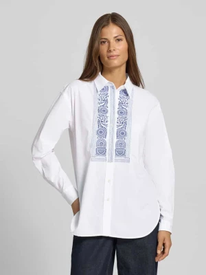 Bluzka koszulowa o kroju relaxed fit z czystej bawełny model ‘Vivancio’ Lauren Ralph Lauren