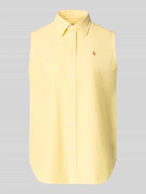 Bluzka koszulowa o kroju relaxed fit z czystej bawełny Polo Ralph Lauren