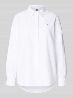 Bluzka koszulowa o kroju relaxed fit z czystej bawełny Tommy Hilfiger