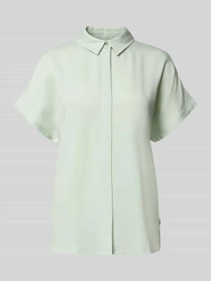 Bluzka koszulowa o kroju relaxed fit z czystej wiskozy model 'LARISAANA' ARMEDANGELS