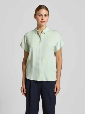 Bluzka koszulowa o kroju relaxed fit z czystej wiskozy model 'LARISAANA' ARMEDANGELS