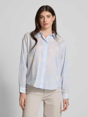 Bluzka koszulowa o kroju relaxed fit z listwą guzikową na całej długości someday