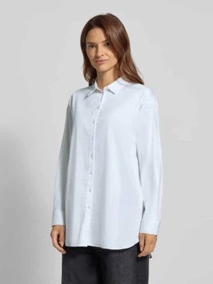Bluzka koszulowa o kroju relaxed fit z mankietami milano italy