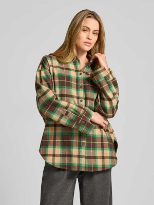 Bluzka koszulowa o kroju relaxed fit z mieszanki bawełny JAKE*S STUDIO WOMAN