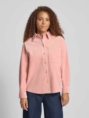 Bluzka koszulowa o kroju relaxed fit z mieszanki bawełny Marc O'Polo DENIM