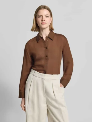 Bluzka koszulowa o kroju relaxed fit z mieszanki lyocellu Stefanel