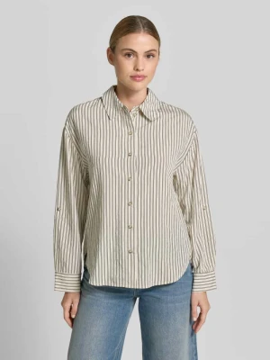 Bluzka koszulowa o kroju relaxed fit z mieszanki wiskozy s.Oliver RED LABEL