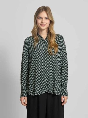 Bluzka koszulowa o kroju relaxed fit z obniżonymi ramionami Zero