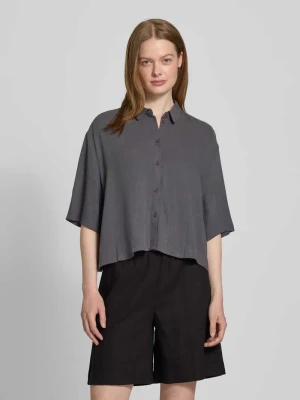 Bluzka koszulowa o kroju relaxed fit z rękawem o dł. 1/2 Jake*s Casual