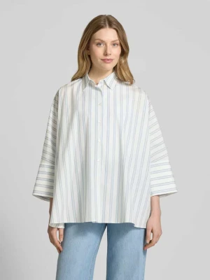 Bluzka koszulowa o kroju relaxed fit z rękawem o dł. 3/4 model ‘HUDSON’ Weekend Max Mara