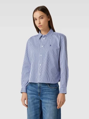 Bluzka koszulowa o kroju relaxed fit ze wzorem w paski Polo Ralph Lauren