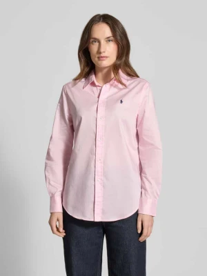 Bluzka koszulowa o kroju slim fit z czystej bawełny Polo Ralph Lauren