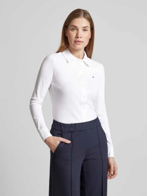 Bluzka koszulowa o kroju slim fit z długim rękawem model ‘1985’ Tommy Hilfiger