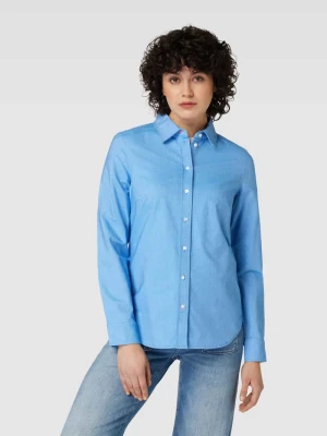 Bluzka koszulowa o kroju slim fit z kołnierzykiem typu kent Christian Berg Woman