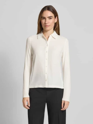 Bluzka koszulowa o kroju slim fit z mieszanki wiskozy i elastanu model ‘Kirsty’ someday