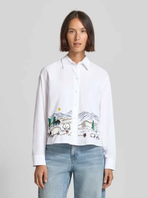 Bluzka koszulowa o kroju slim fit z wyhaftowanym motywem Jake*s Casual