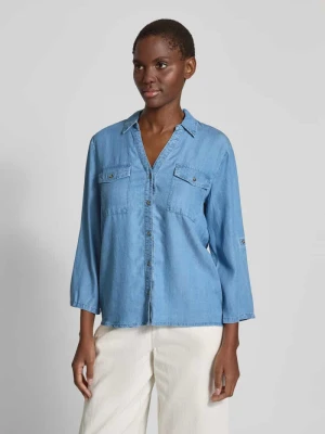 Bluzka koszulowa o luźnym kroju z lyocellu model ‘BREE’ Vero Moda