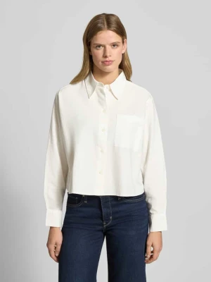 Bluzka koszulowa o pudełkowym kroju z czystej bawełny Marc O'Polo DENIM