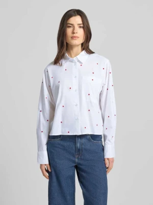 Bluzka koszulowa o pudełkowym kroju z czystej bawełny Tom Tailor Denim