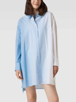 Bluzka koszulowa oversized z wzorem w paski drykorn