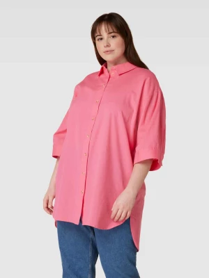 Bluzka koszulowa PLUS SIZE z rękawem o dł. 3/4 model ‘Maddie’ Fransa Plus