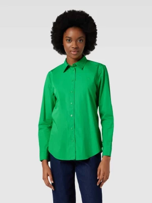 Bluzka koszulowa w jednolitym kolorze model ‘JAMELKO’ Lauren Ralph Lauren
