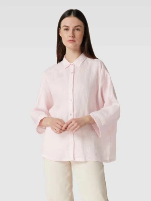 Bluzka koszulowa w jednolitym kolorze model ‘scott’ JC Sophie