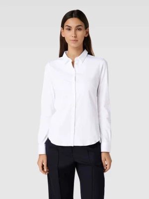 Bluzka koszulowa w jednolitym kolorze model ‘Tina’ MOS MOSH