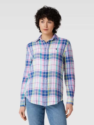 Bluzka koszulowa w kratkę Polo Ralph Lauren