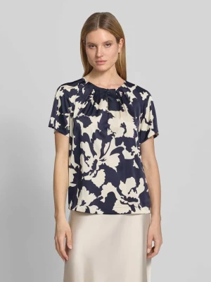 Bluzka koszulowa we wzór na całej powierzchni comma