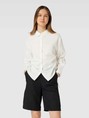 Bluzka koszulowa z bocznymi wiązaniami model ‘KAYCE’ Pieces