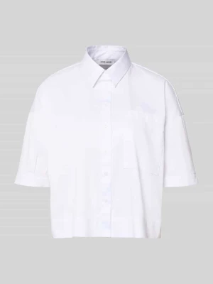 Bluzka koszulowa z brustaszą i kołnierzykiem typu kent MORE & MORE