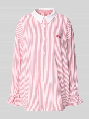 Bluzka koszulowa z detalem z logo OH APRIL