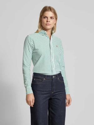 Bluzka koszulowa z kołnierzykiem typu button down Polo Ralph Lauren