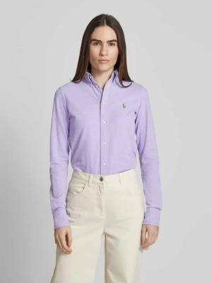 Bluzka koszulowa z kołnierzykiem typu button down Polo Ralph Lauren