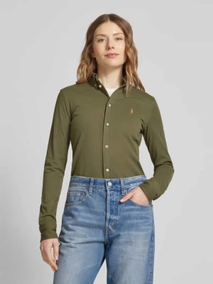 Bluzka koszulowa z kołnierzykiem typu button down Polo Ralph Lauren