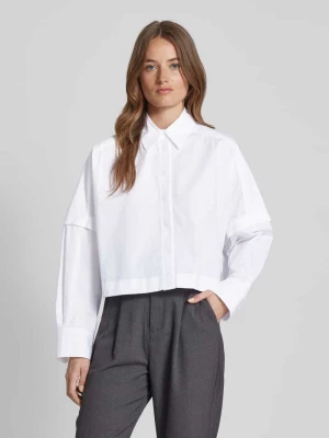 Bluzka koszulowa z krytą listwą guzikową model ‘ELVIRA’ Ivy Oak
