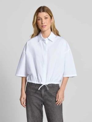 Bluzka koszulowa z krytą listwą guzikową model ‘LAINAY’ drykorn