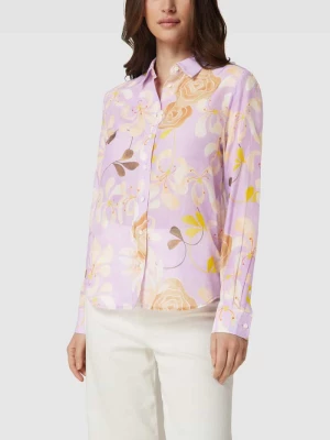 Bluzka koszulowa z kwiatowym wzorem na całej powierzchni Gant