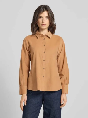 Bluzka koszulowa z listwą guzikową comma