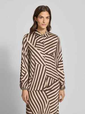 Bluzka koszulowa z listwą guzikową comma