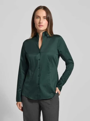 Bluzka koszulowa z listwą guzikową Eterna