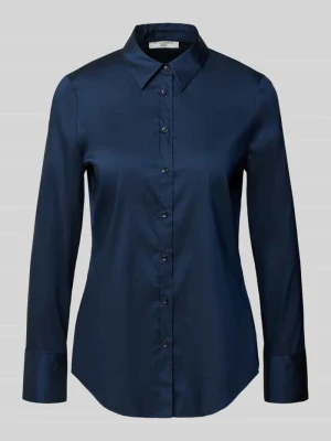 Bluzka koszulowa z listwą guzikową Eterna