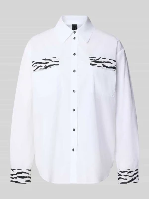 Zdjęcie produktu Bluzka koszulowa z listwą guzikową Marc Cain