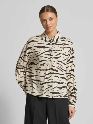 Bluzka koszulowa z listwą guzikową Marc Cain