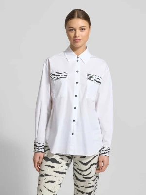 Bluzka koszulowa z listwą guzikową Marc Cain